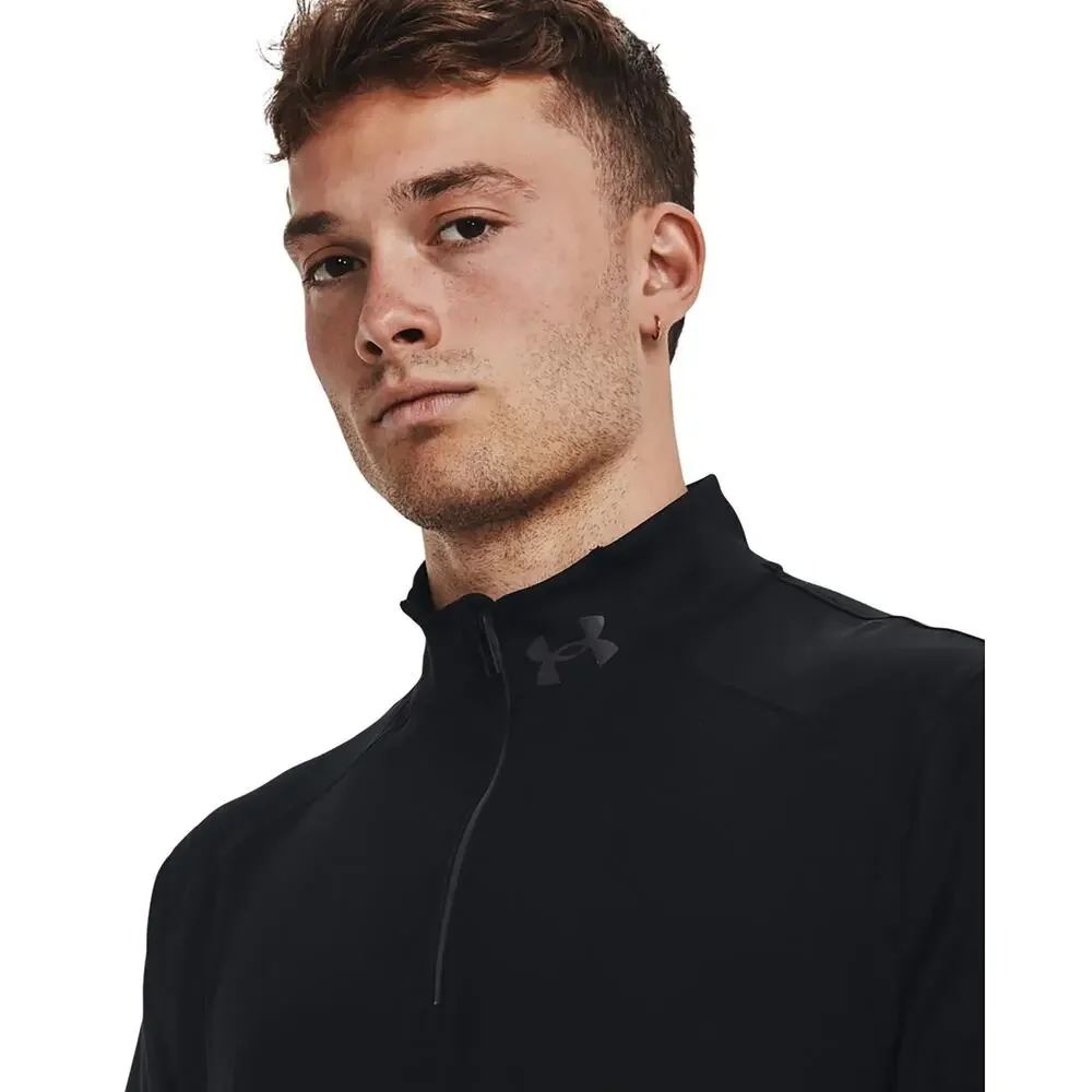 Under Armour Running Launch Pro 1/4 Zip Pullover Jacket Longsleeve Black Men XXL